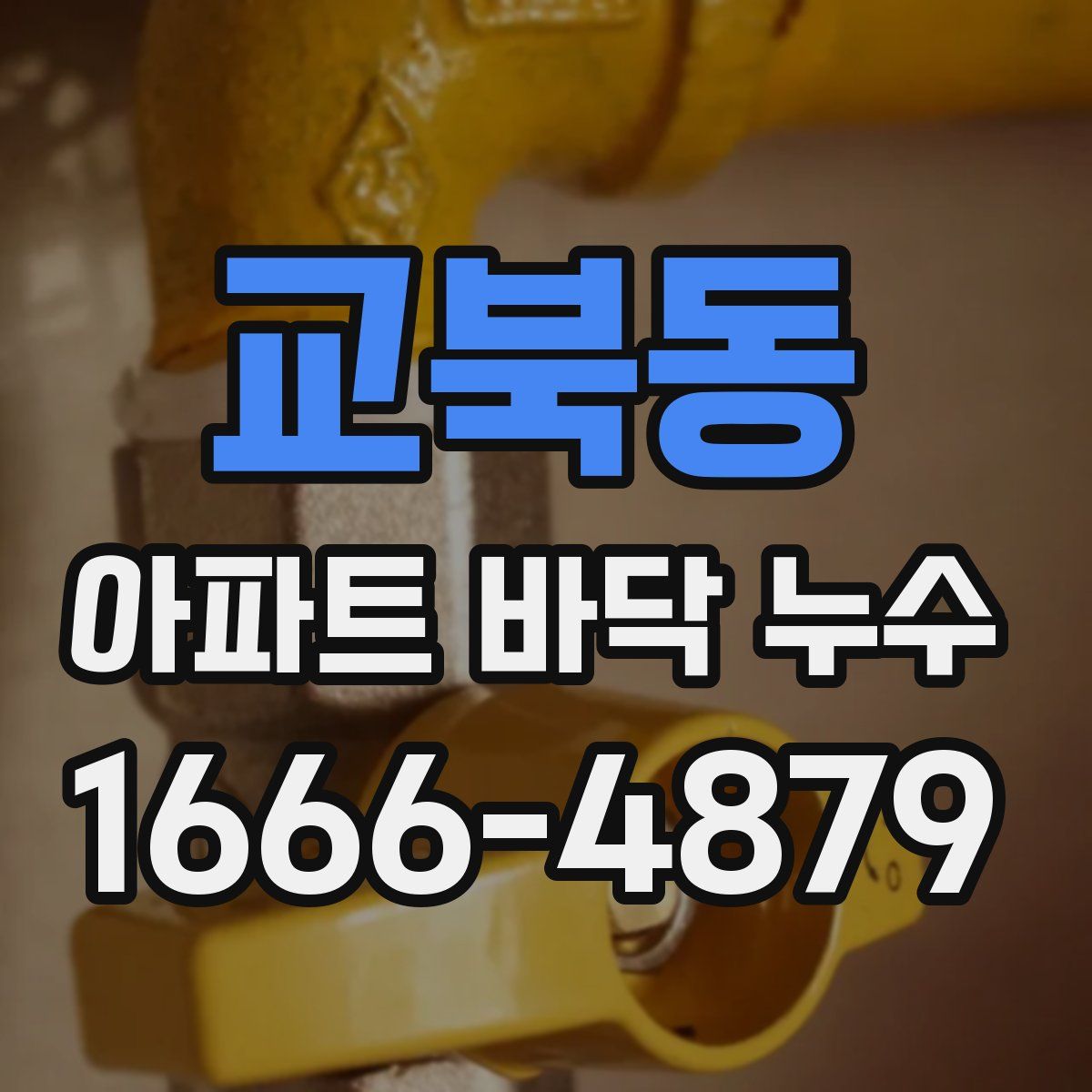 교북동 아파트 바닥 누수