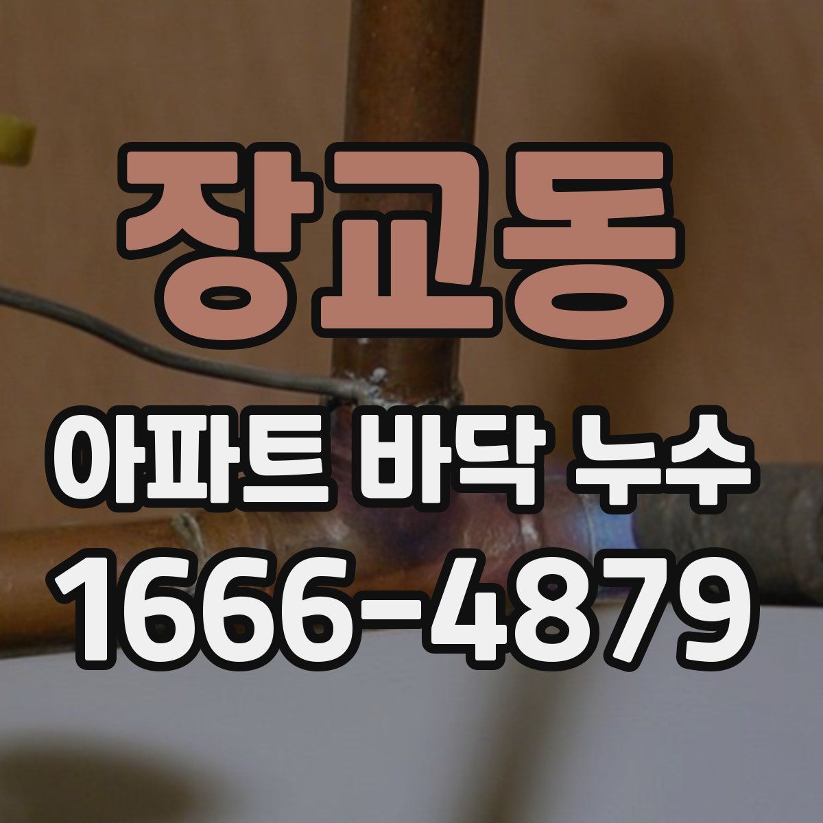 장교동 아파트 바닥 누수