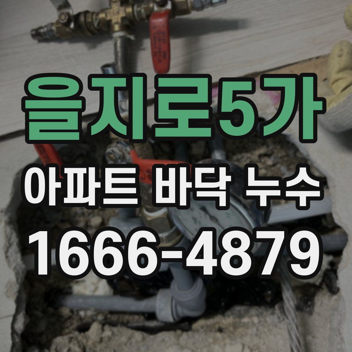 을지로5가 아파트 바닥 누수