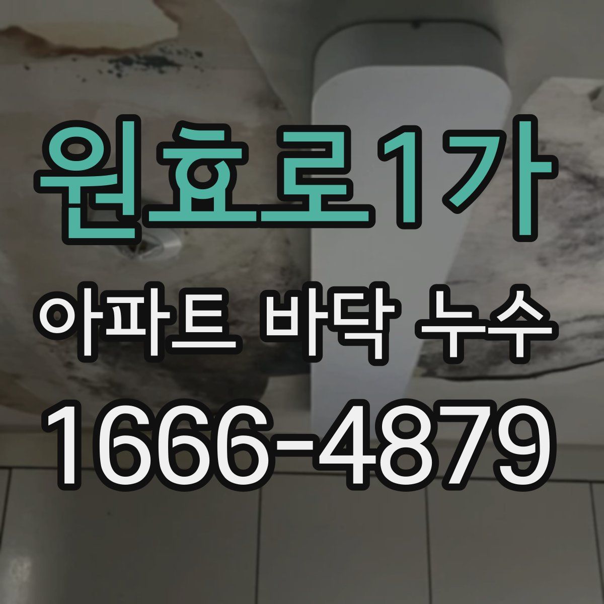 원효로1가 아파트 바닥 누수