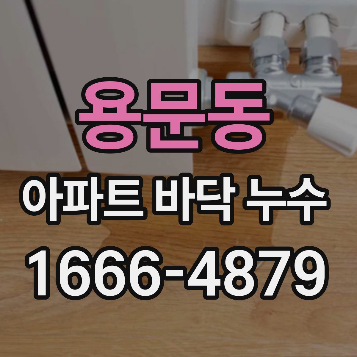 용문동 아파트 바닥 누수