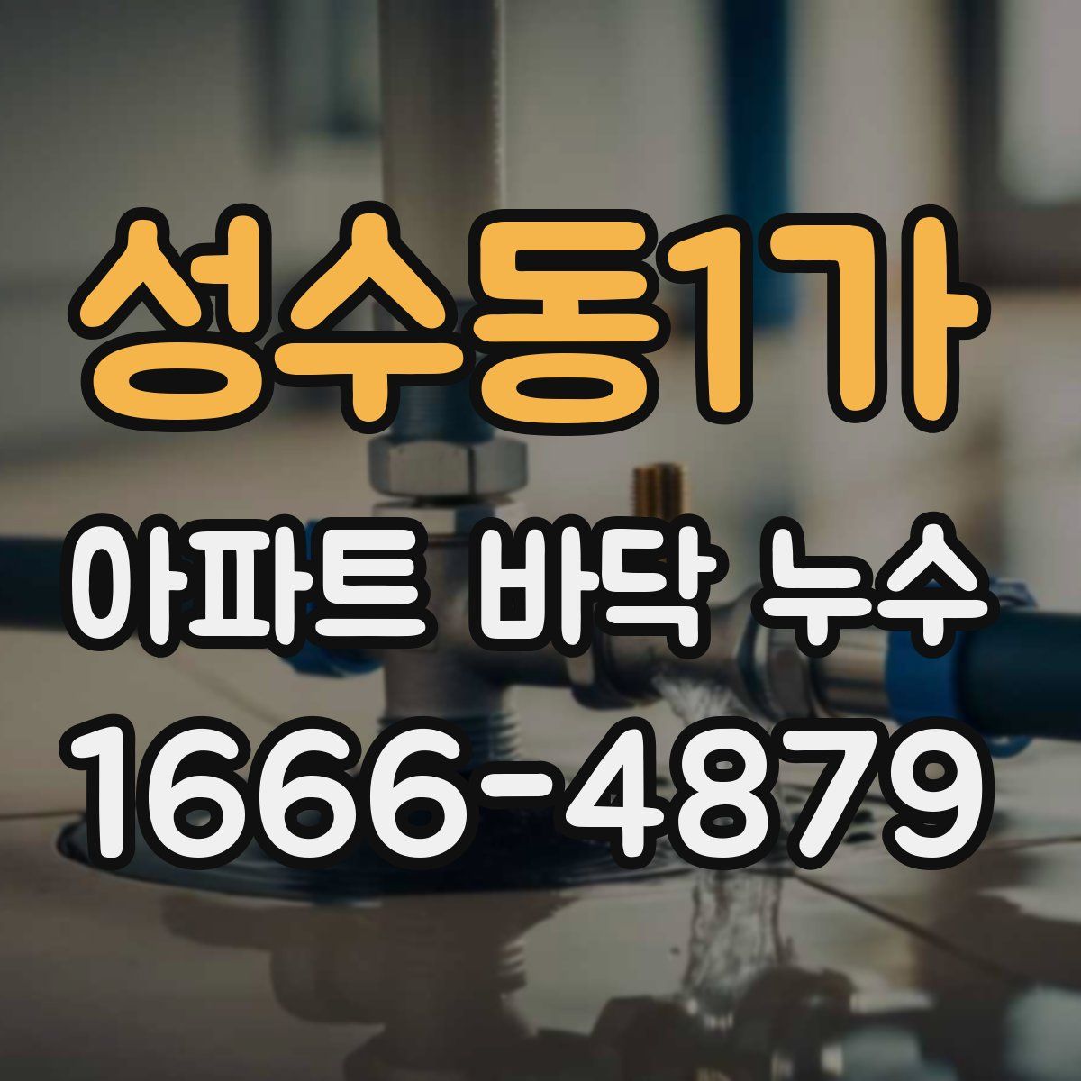 성수동1가 아파트 바닥 누수