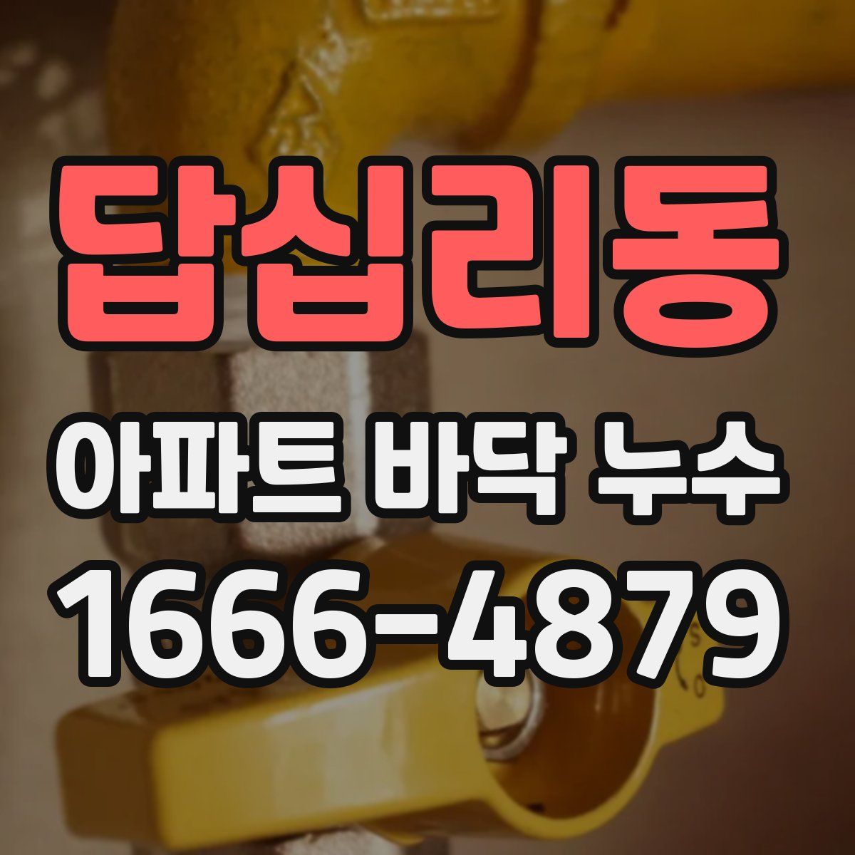 답십리동 아파트 바닥 누수