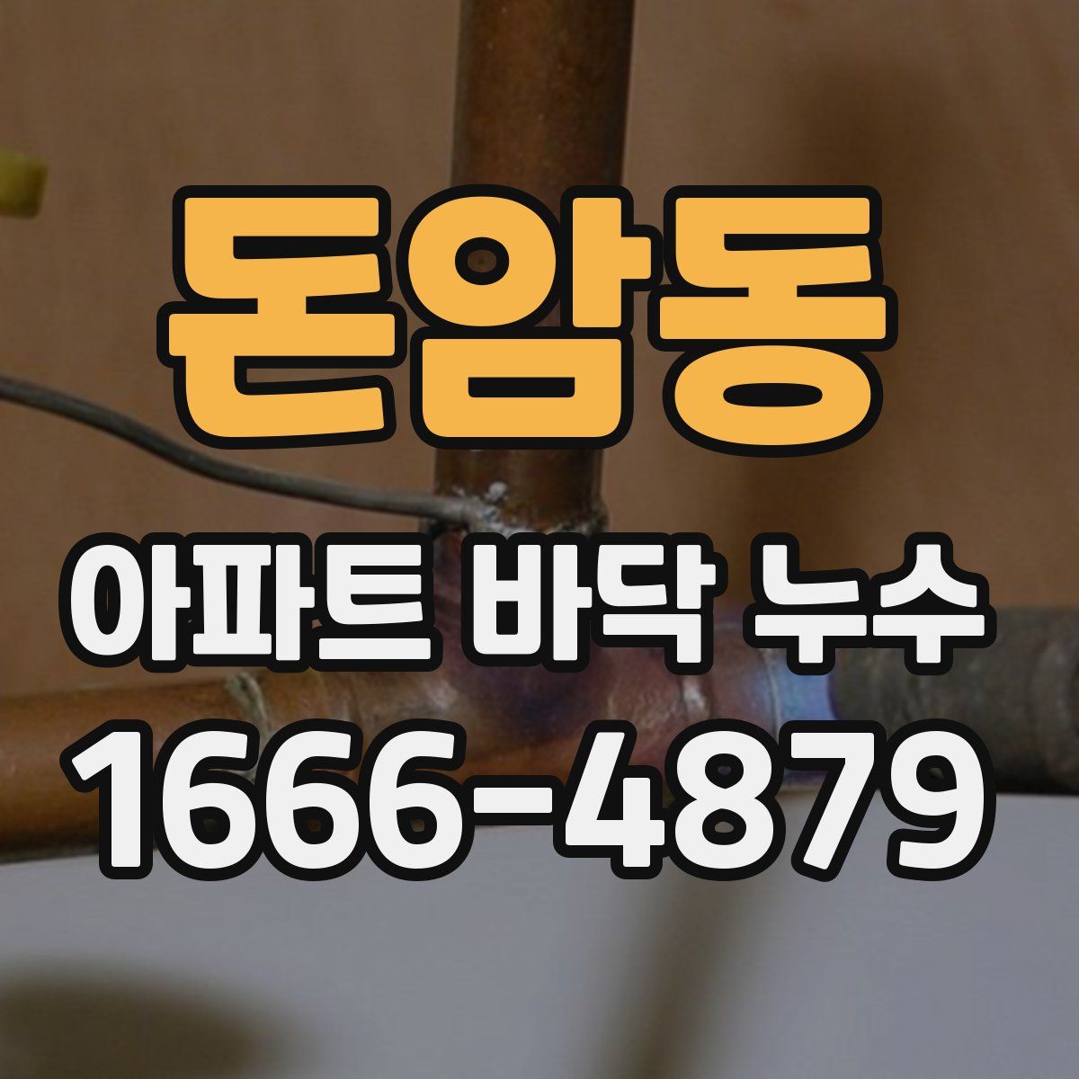 돈암동 아파트 바닥 누수