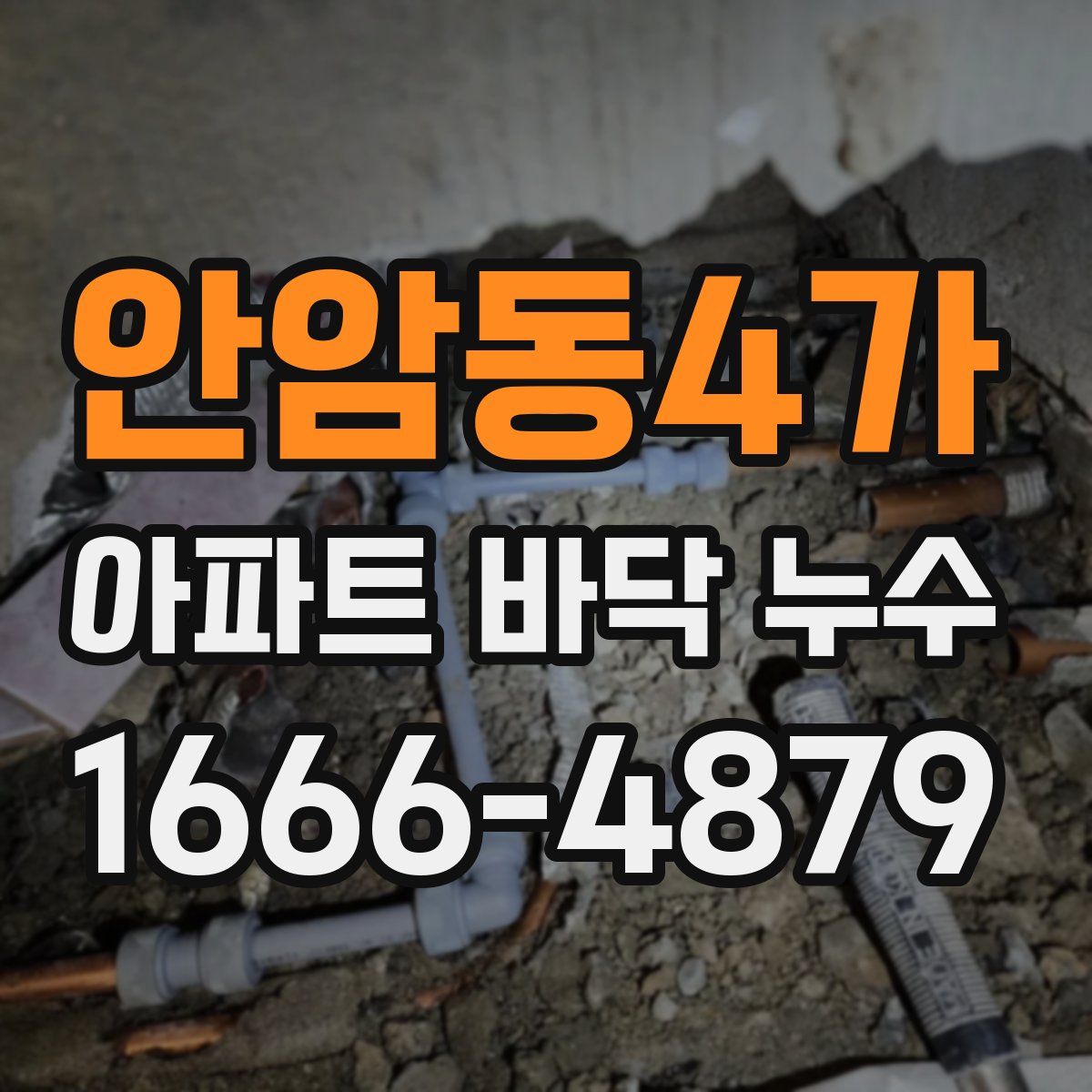 안암동4가 아파트 바닥 누수