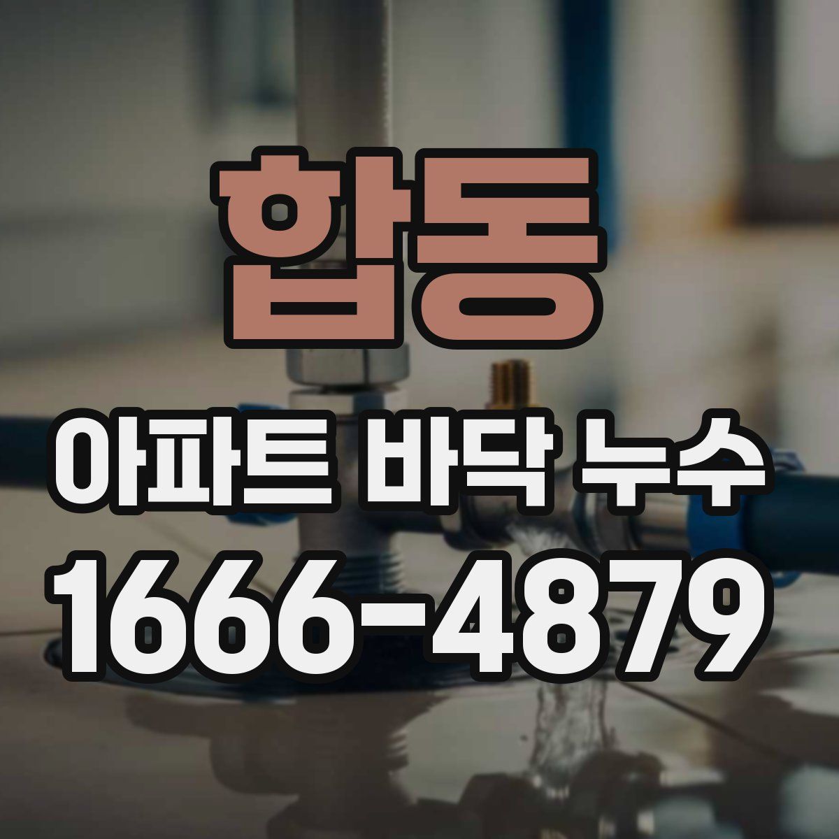 합동 아파트 바닥 누수
