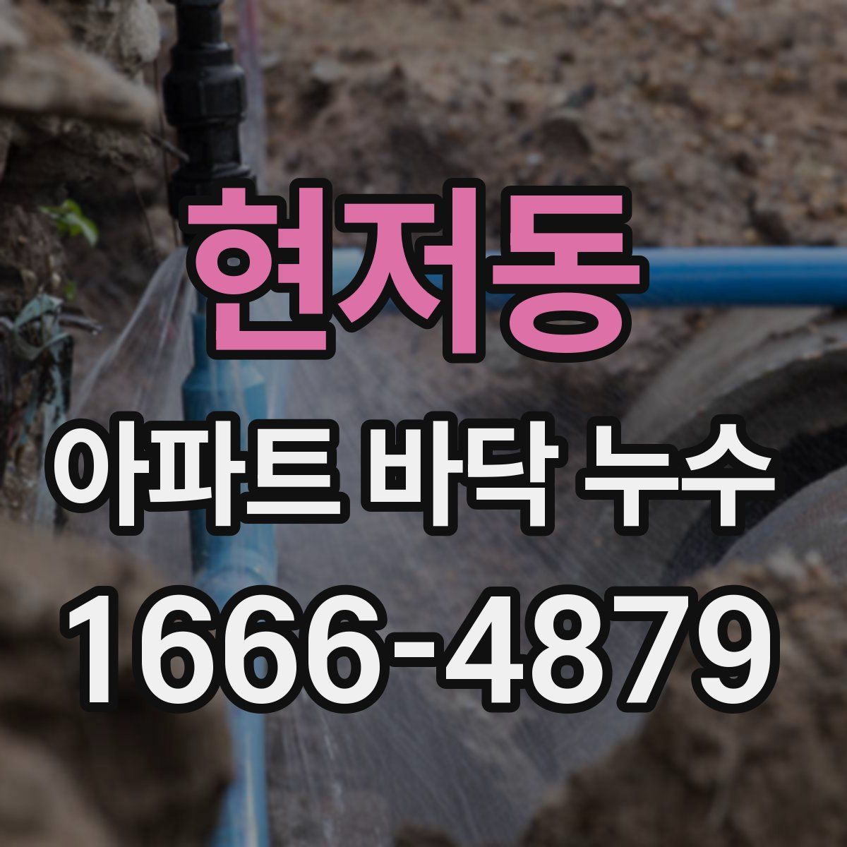현저동 아파트 바닥 누수