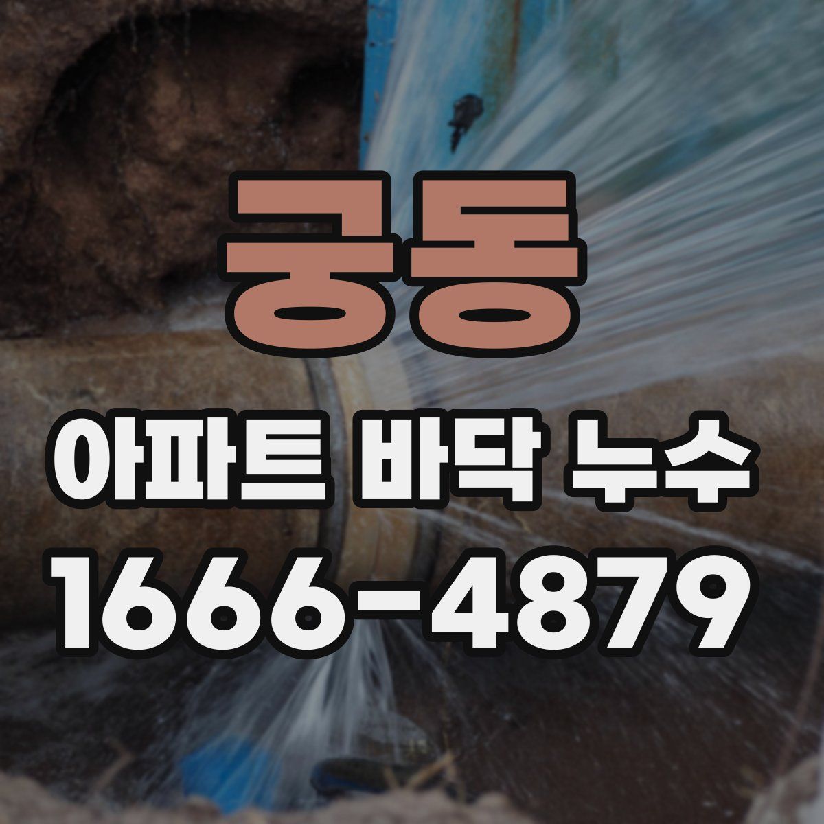 궁동 아파트 바닥 누수