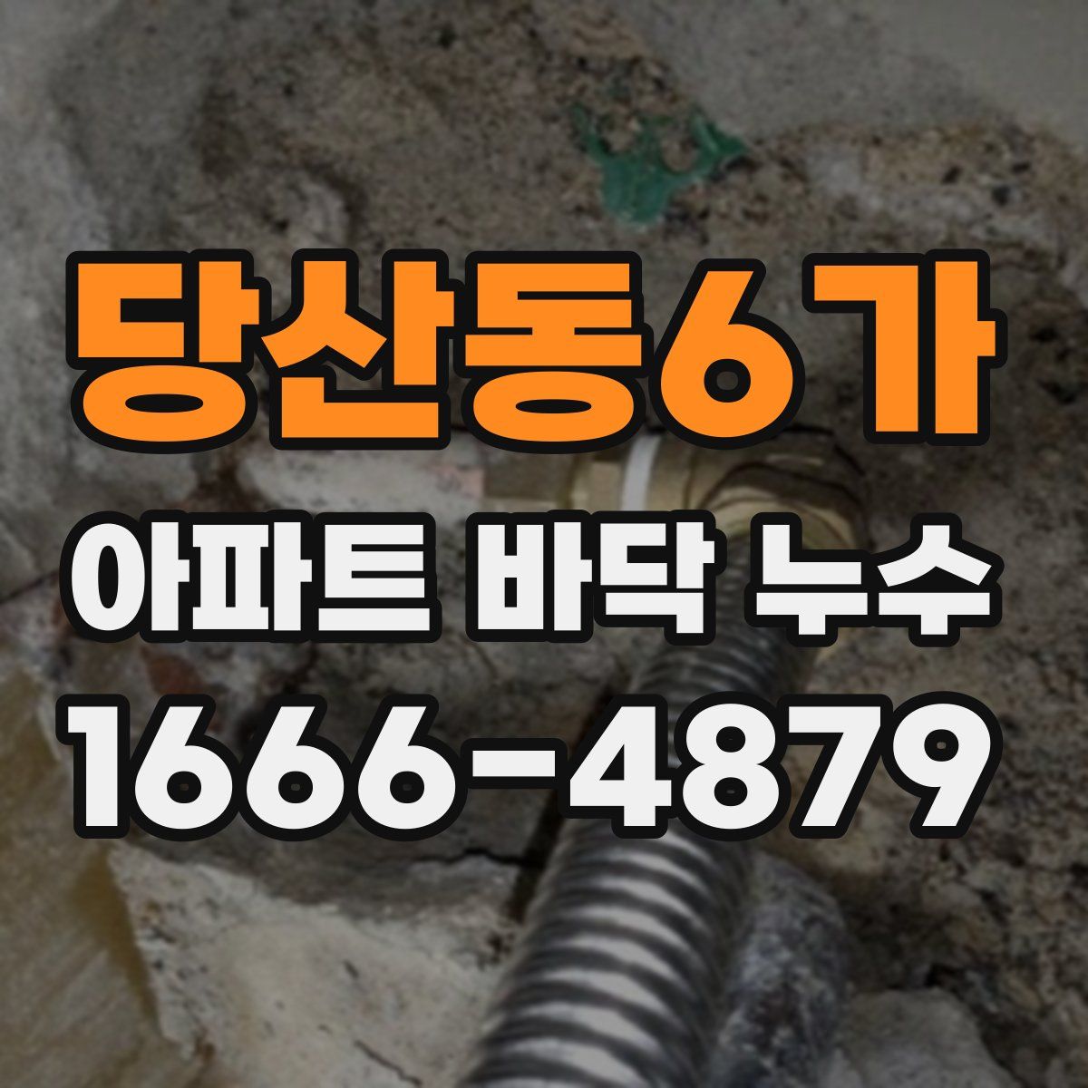 당산동6가 아파트 바닥 누수