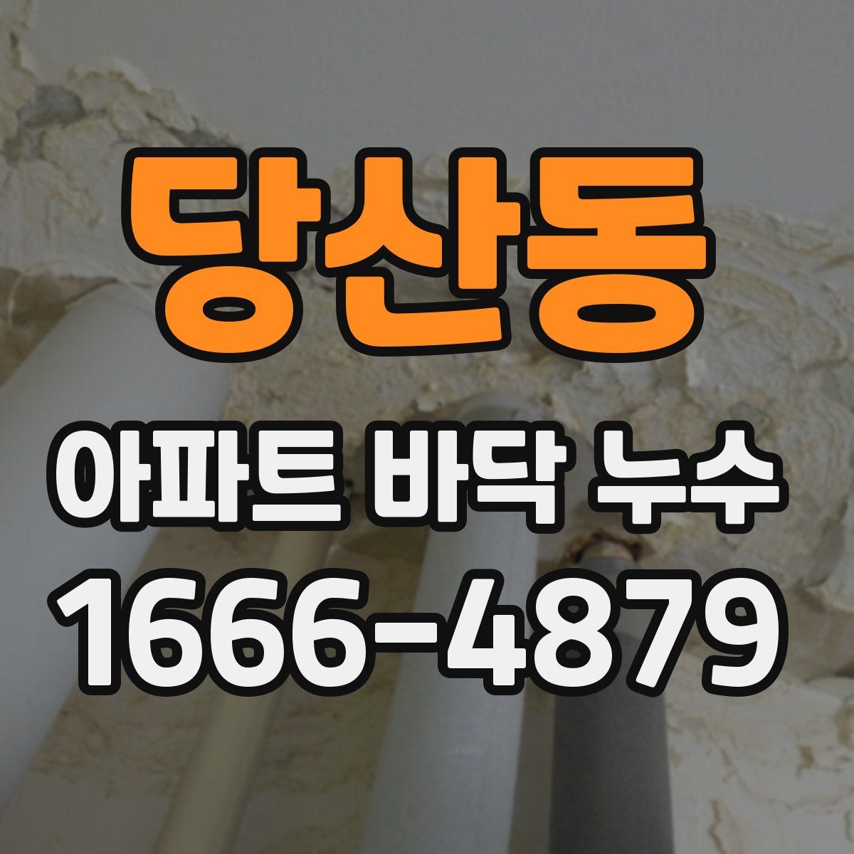 당산동 아파트 바닥 누수