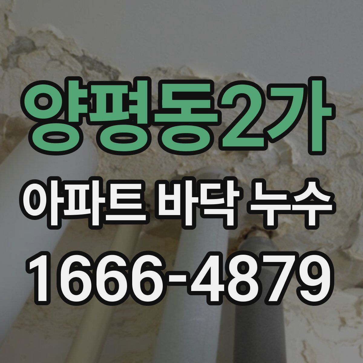 양평동2가 아파트 바닥 누수