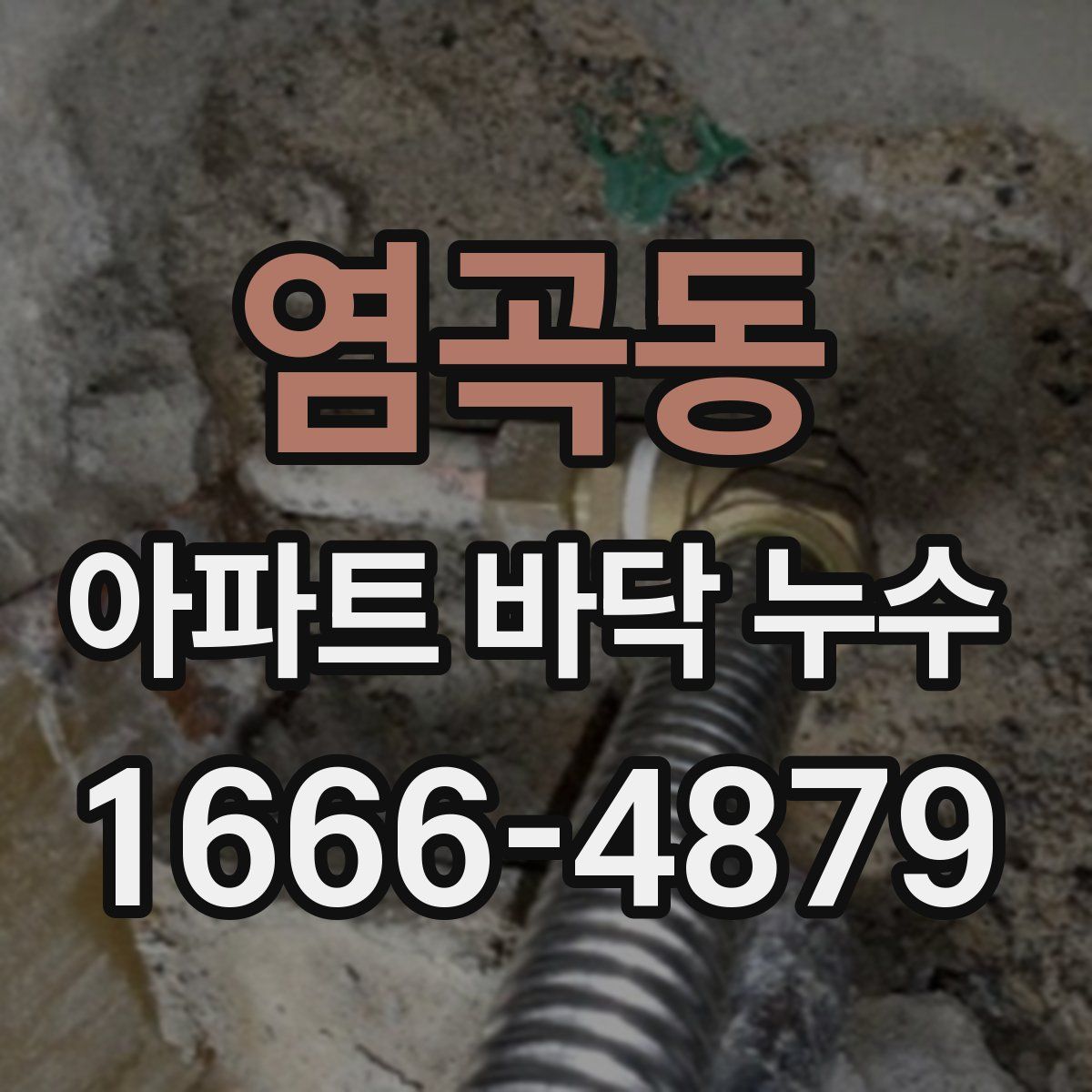 염곡동 아파트 바닥 누수