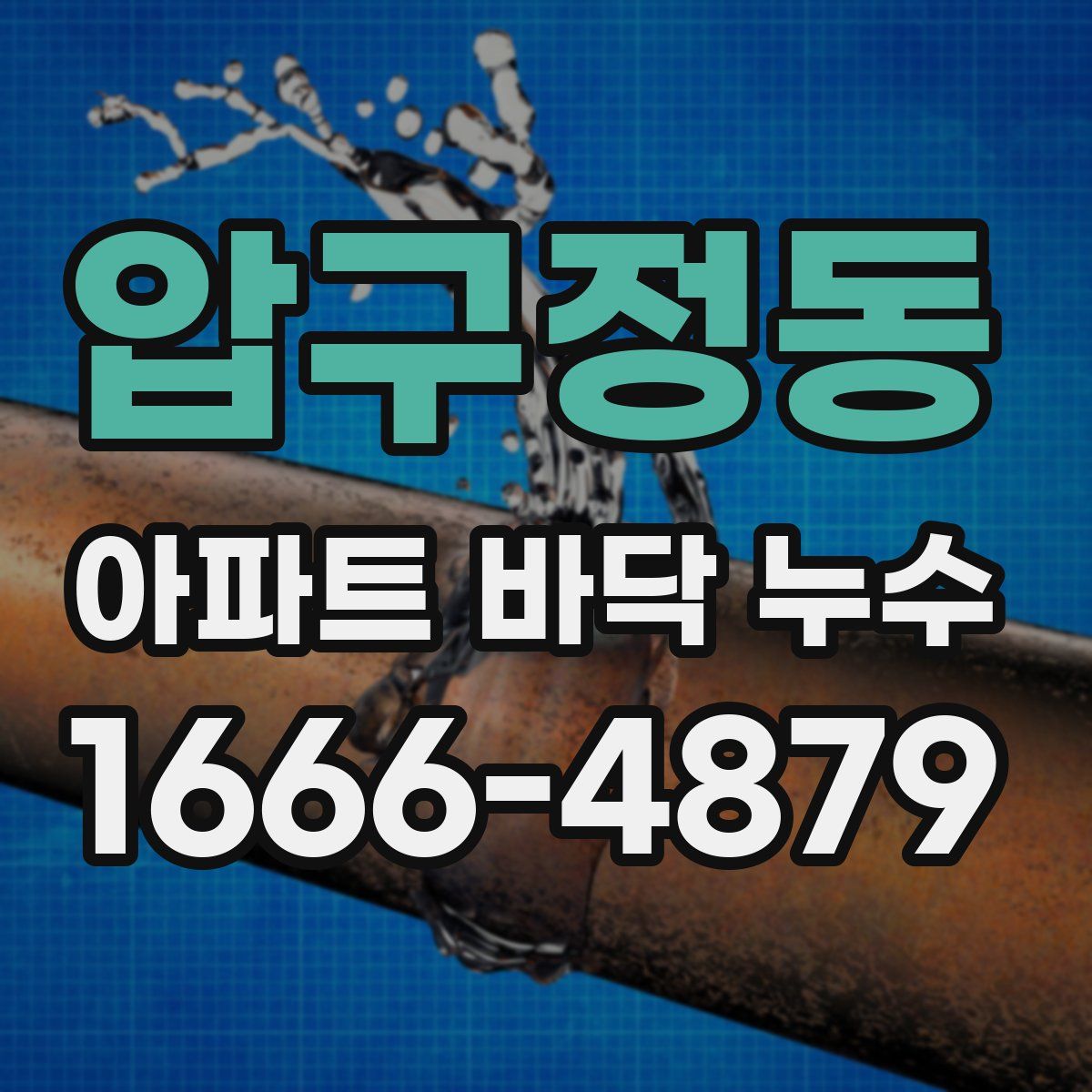 압구정동 아파트 바닥 누수