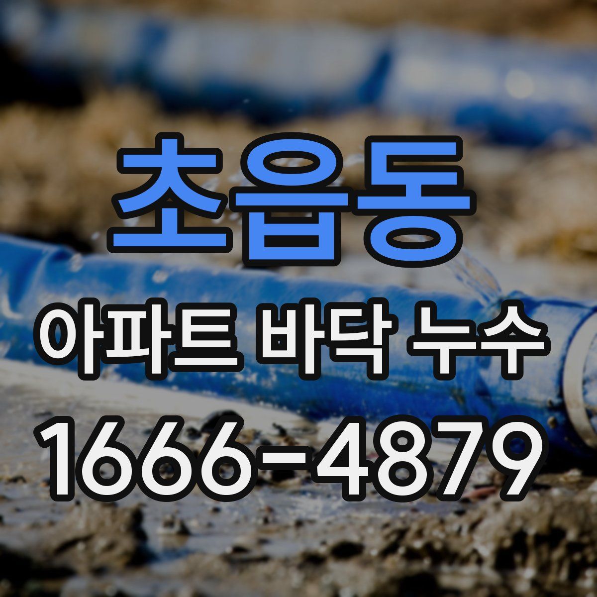 초읍동 아파트 바닥 누수