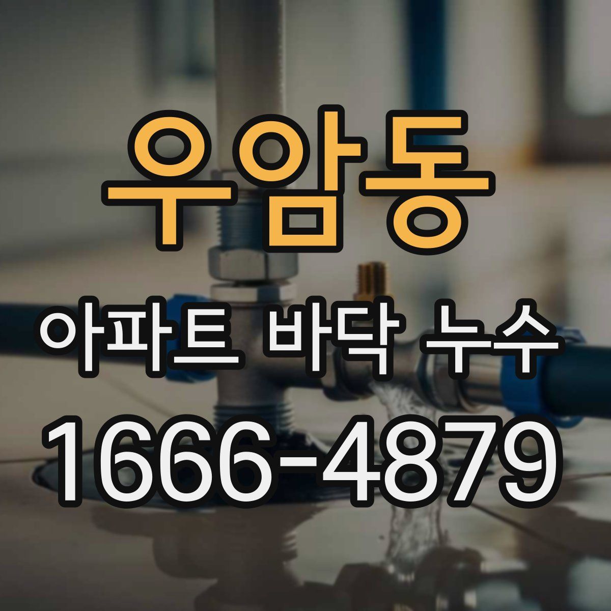 우암동 아파트 바닥 누수
