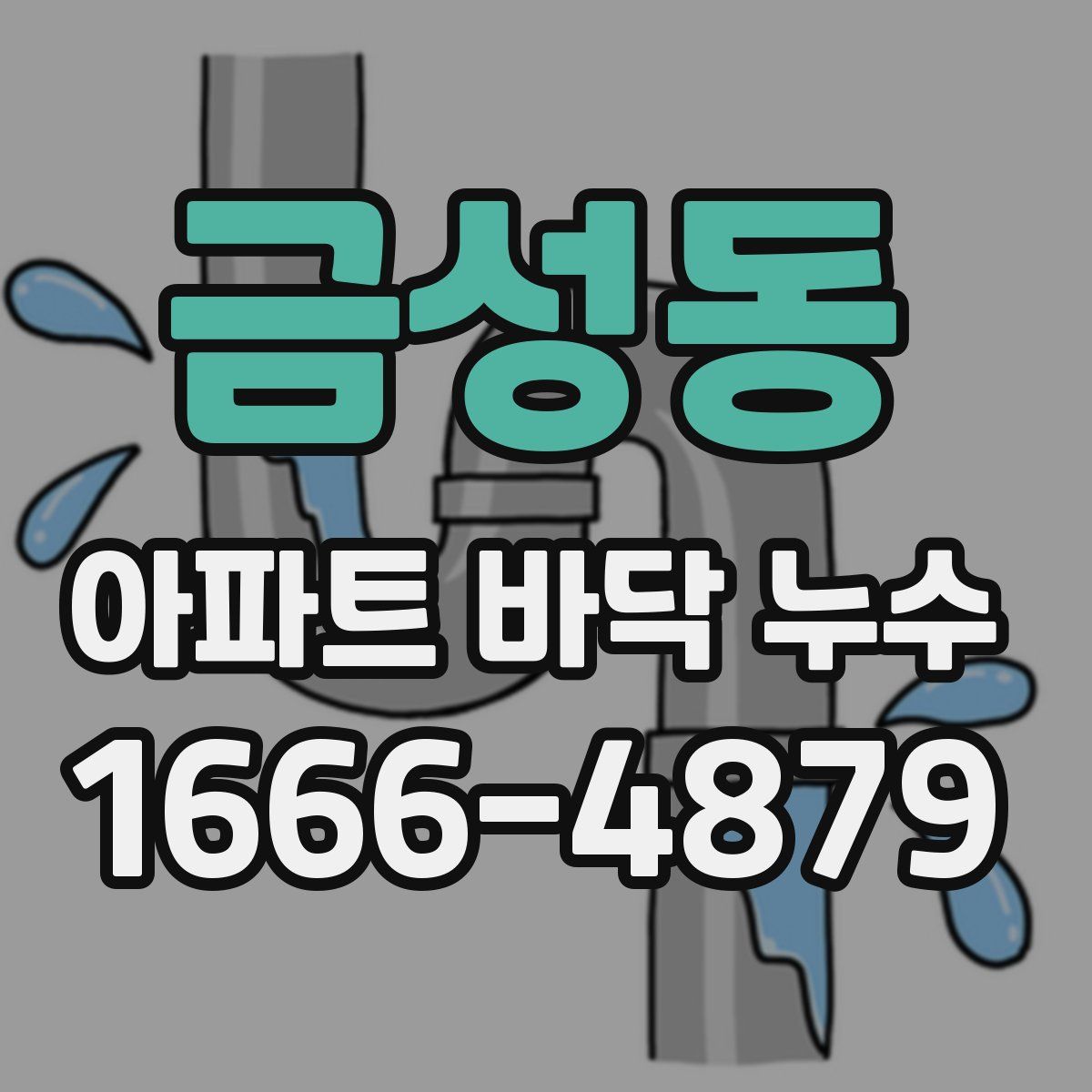 금성동 아파트 바닥 누수