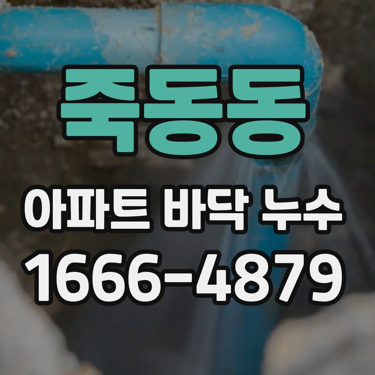 죽동동 아파트 바닥 누수