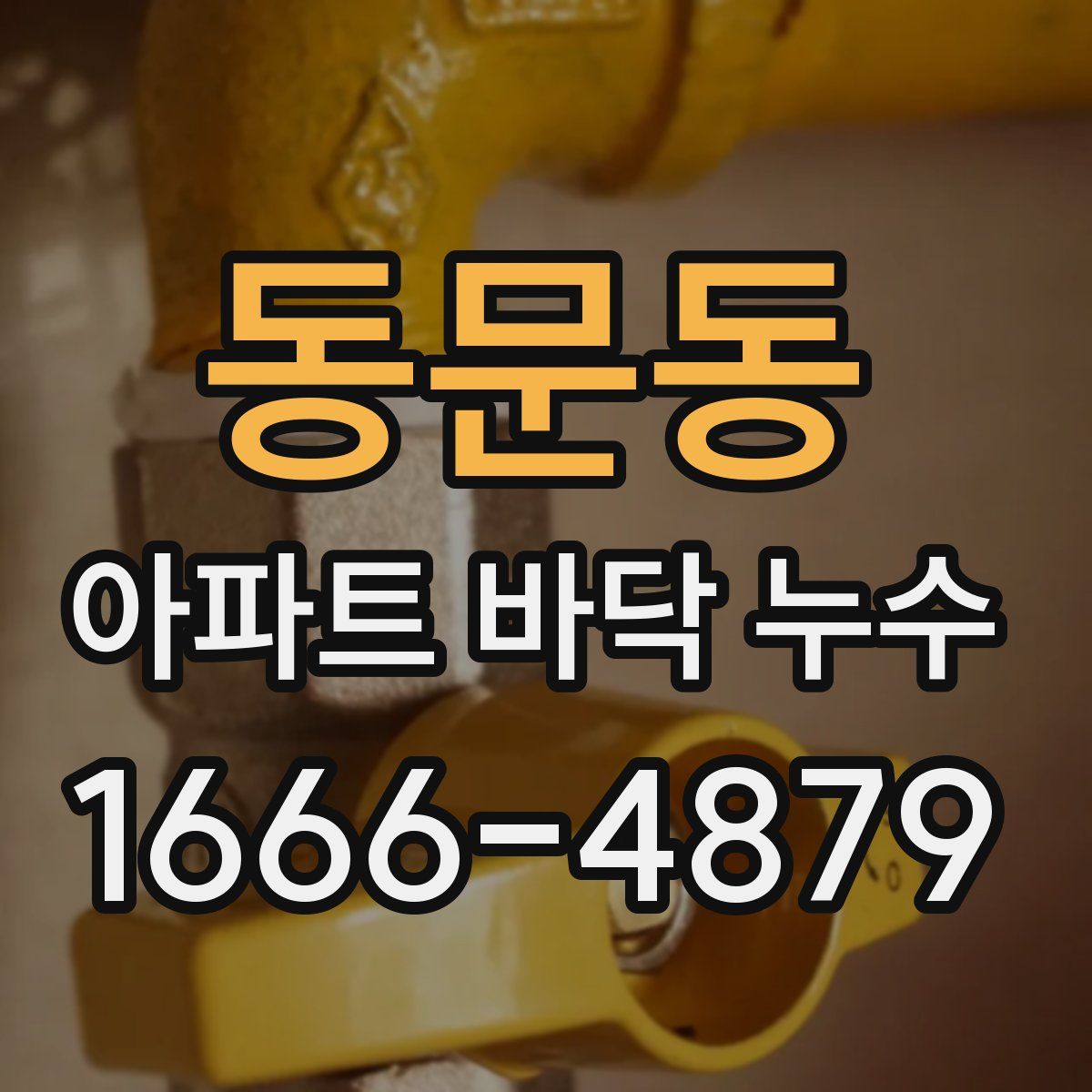 동문동 아파트 바닥 누수