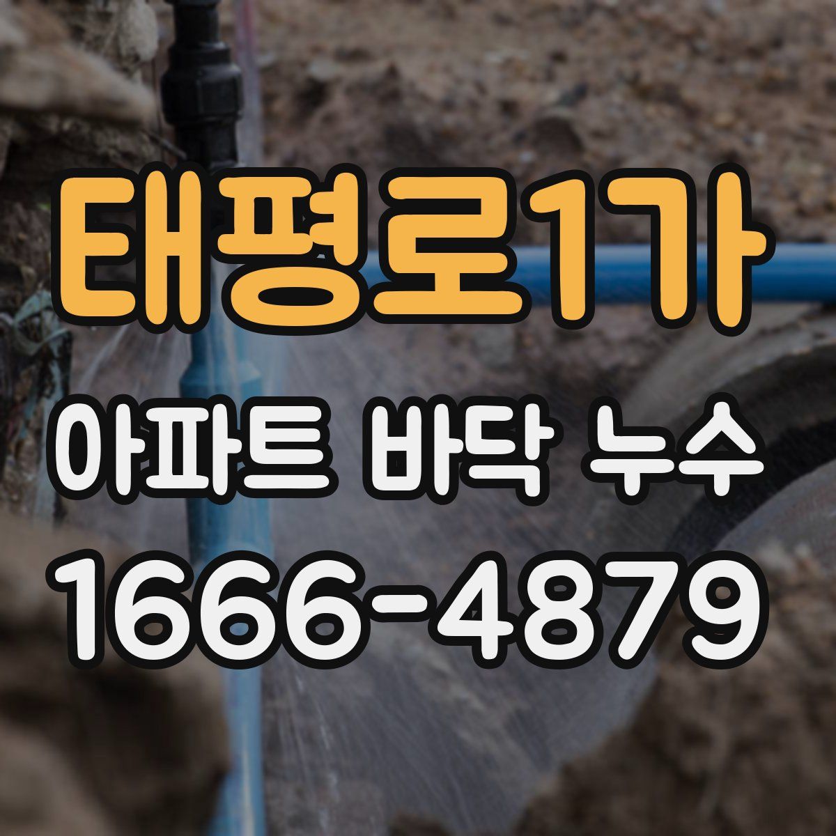 태평로1가 아파트 바닥 누수