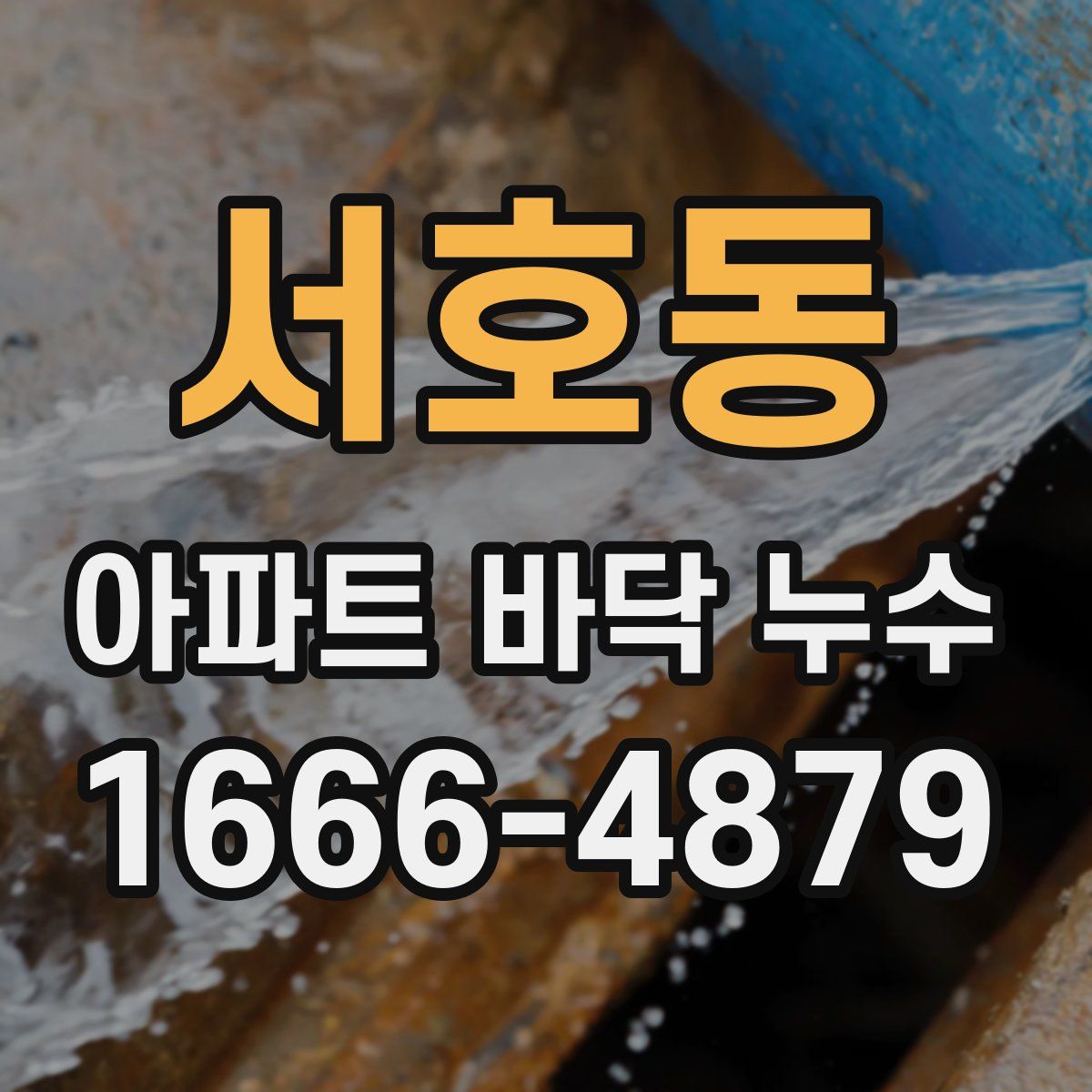 서호동 아파트 바닥 누수