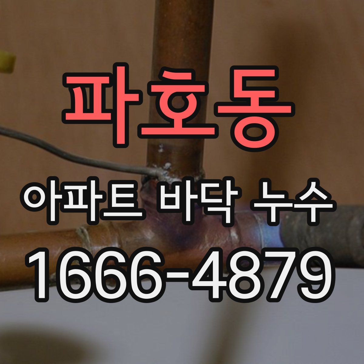 파호동 아파트 바닥 누수