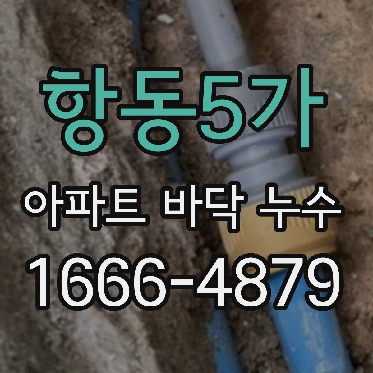 항동5가 아파트 바닥 누수