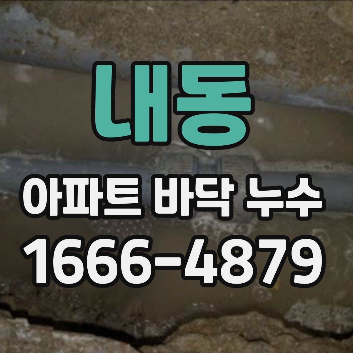 내동 아파트 바닥 누수