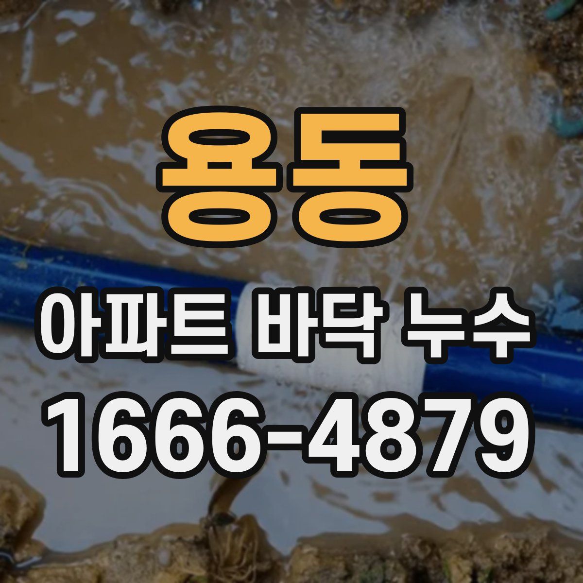 용동 아파트 바닥 누수