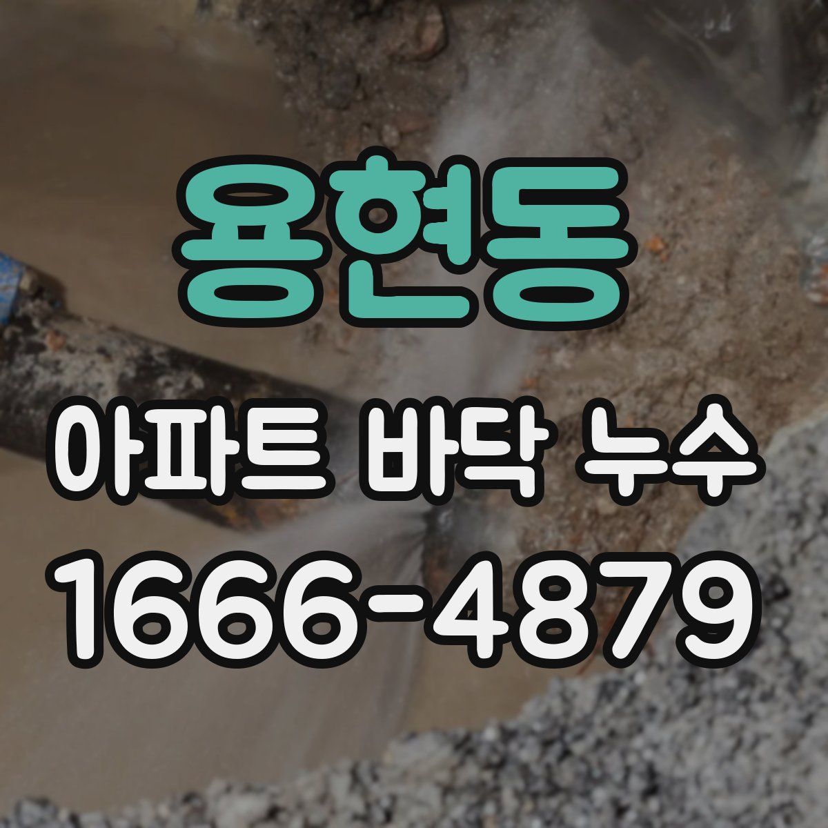 용현동 아파트 바닥 누수
