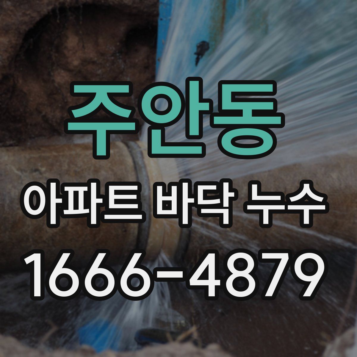 주안동 아파트 바닥 누수
