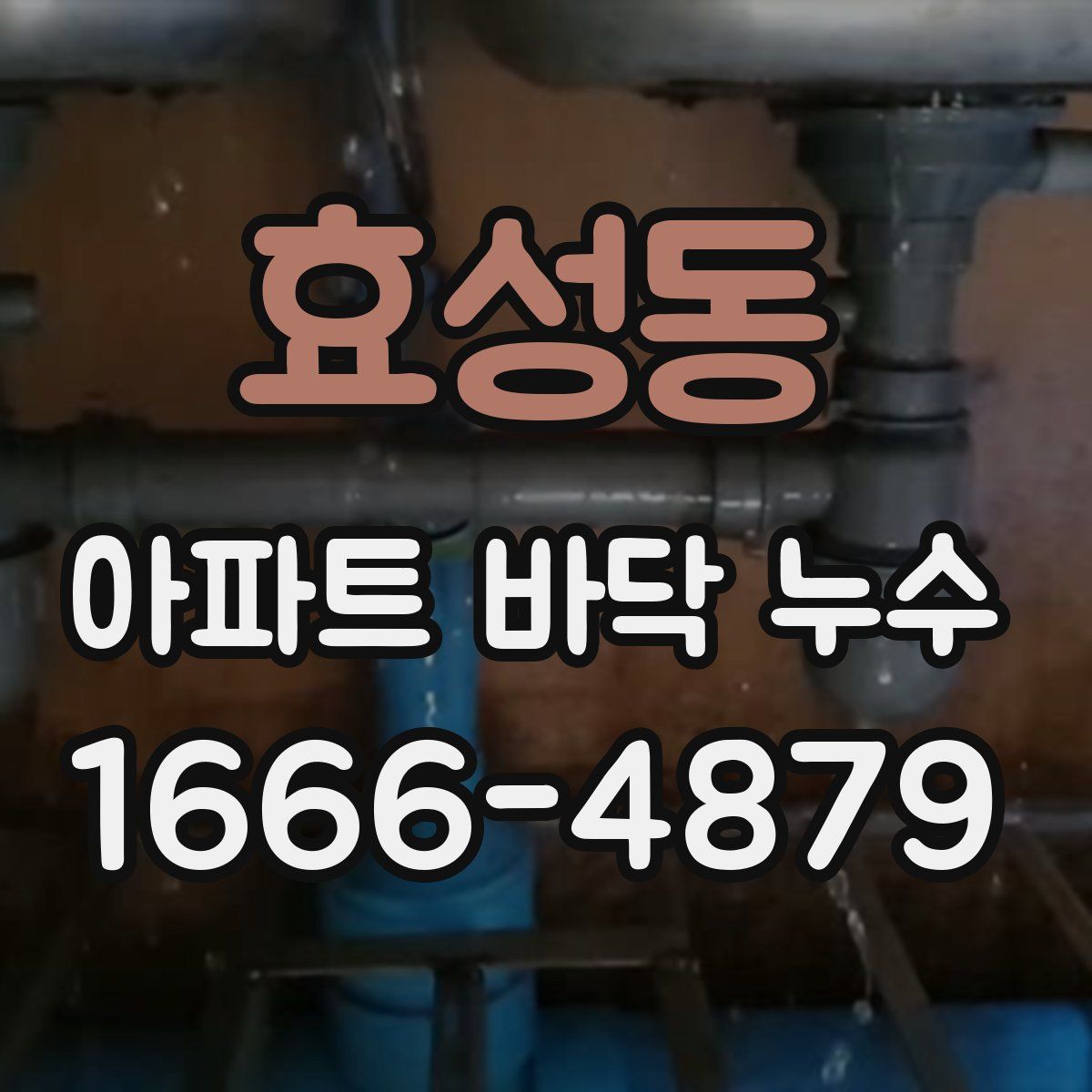 효성동 아파트 바닥 누수