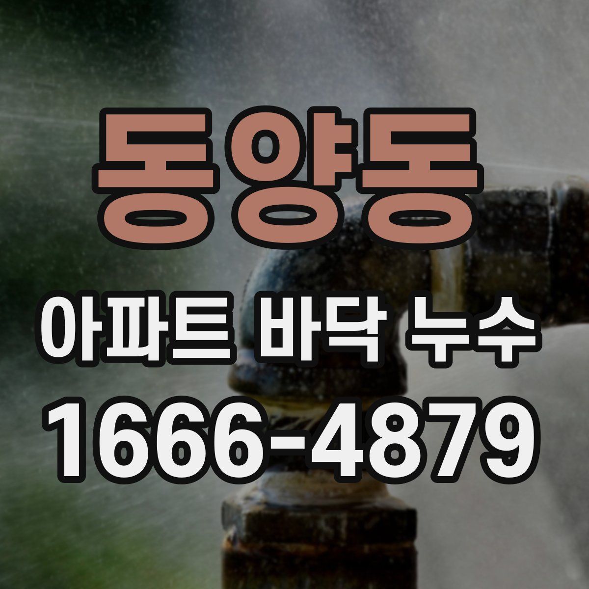 동양동 아파트 바닥 누수