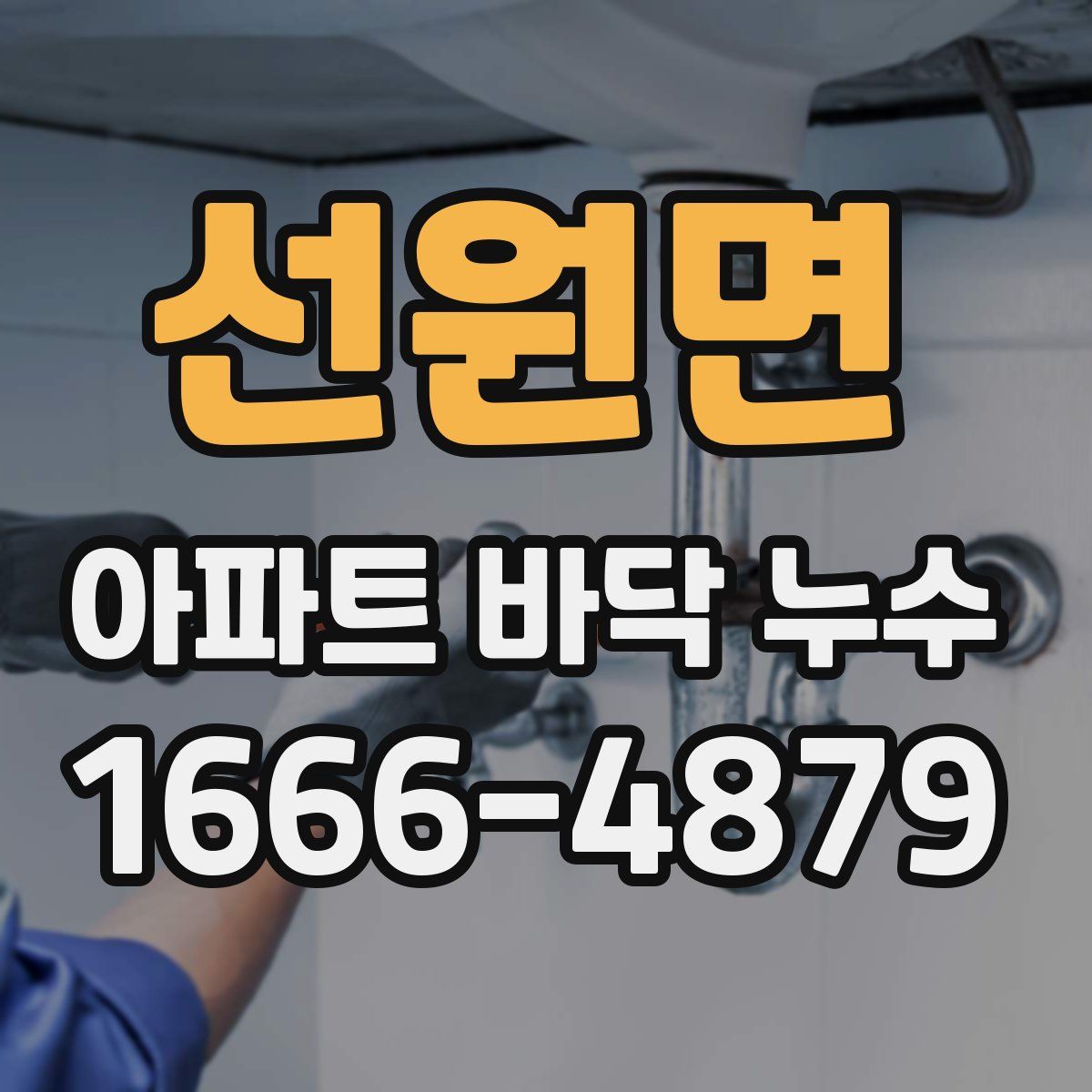 선원면 아파트 바닥 누수
