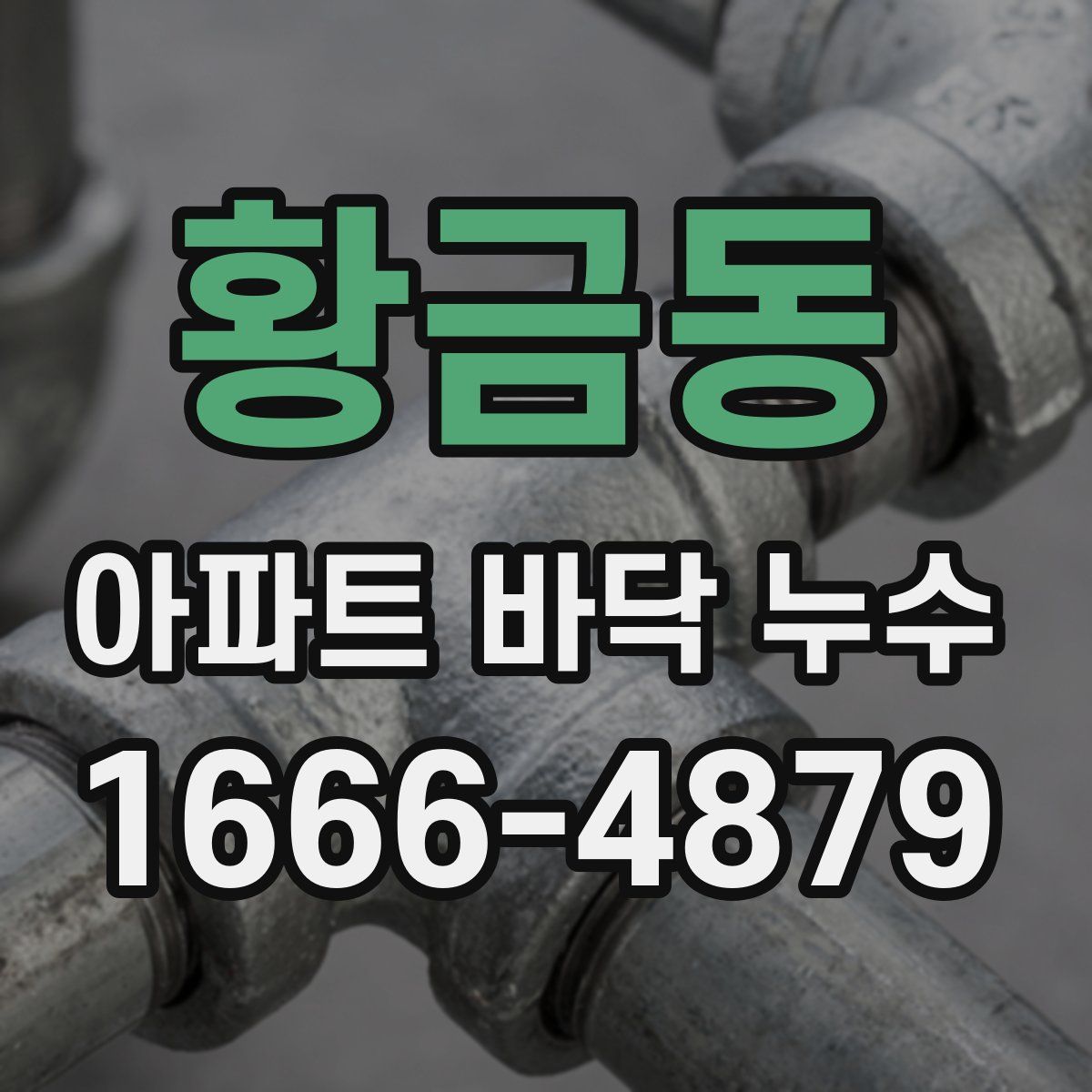 황금동 아파트 바닥 누수