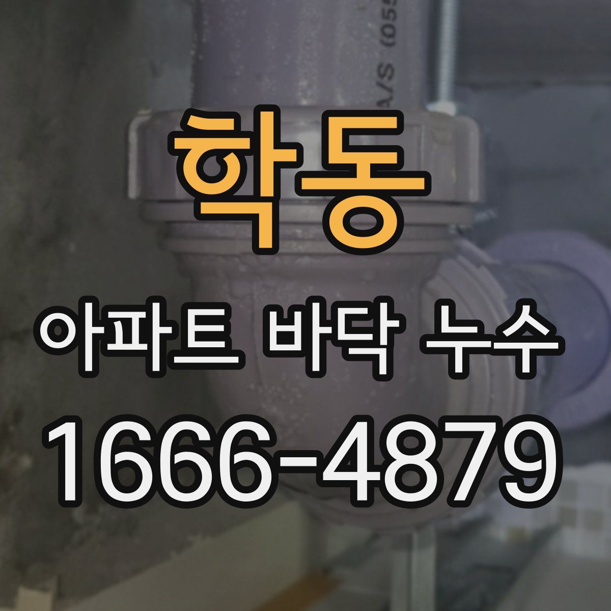 학동 아파트 바닥 누수