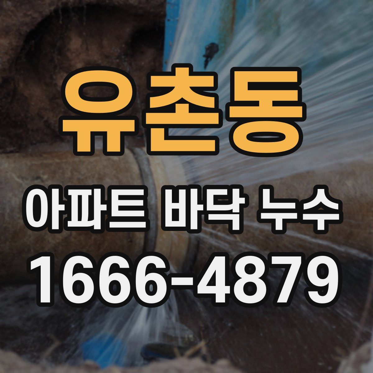 유촌동 아파트 바닥 누수