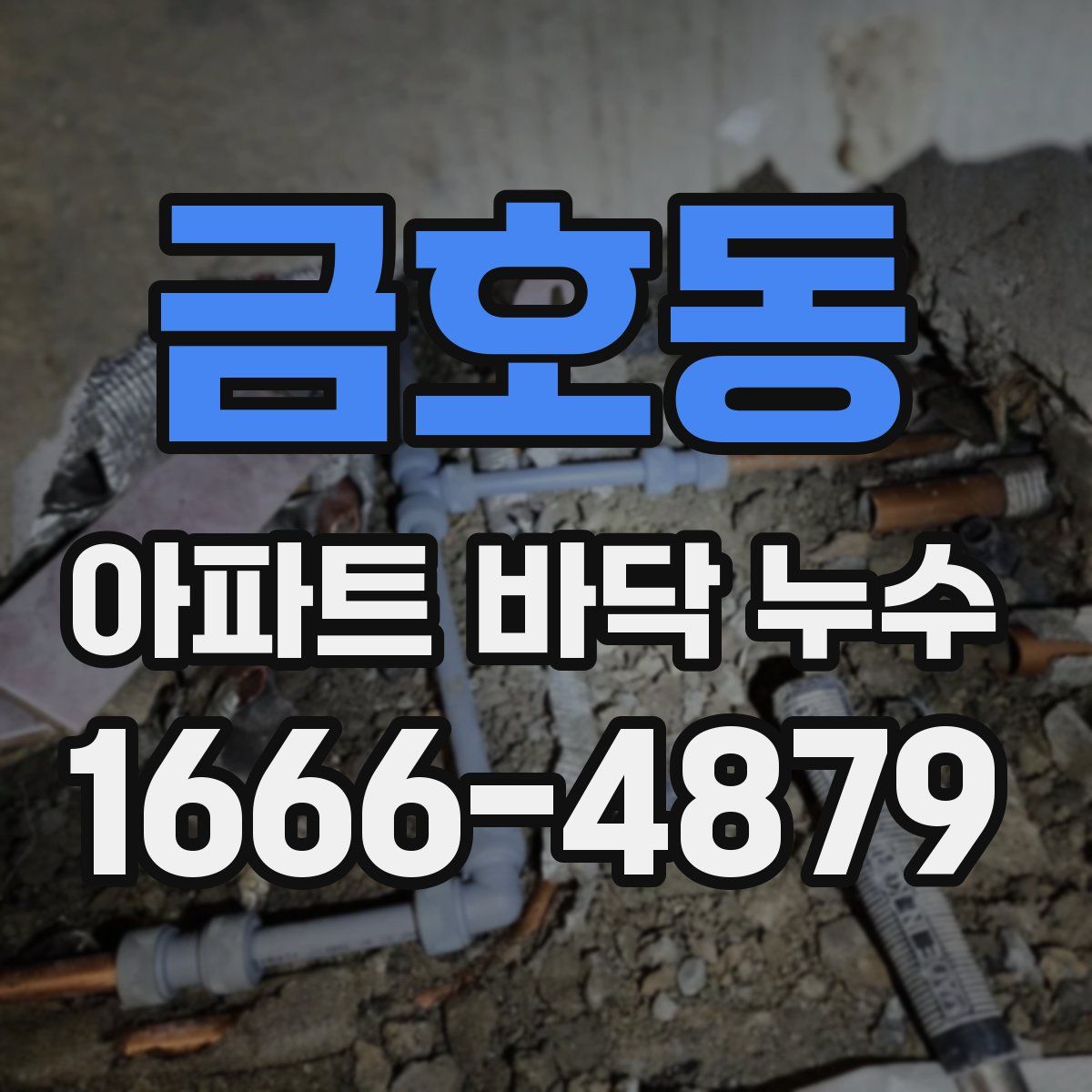 금호동 아파트 바닥 누수