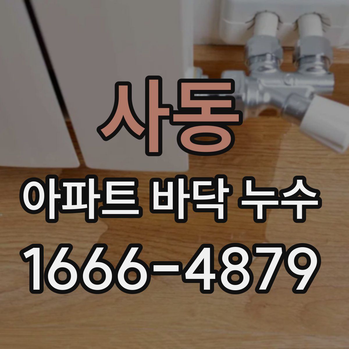 사동 아파트 바닥 누수
