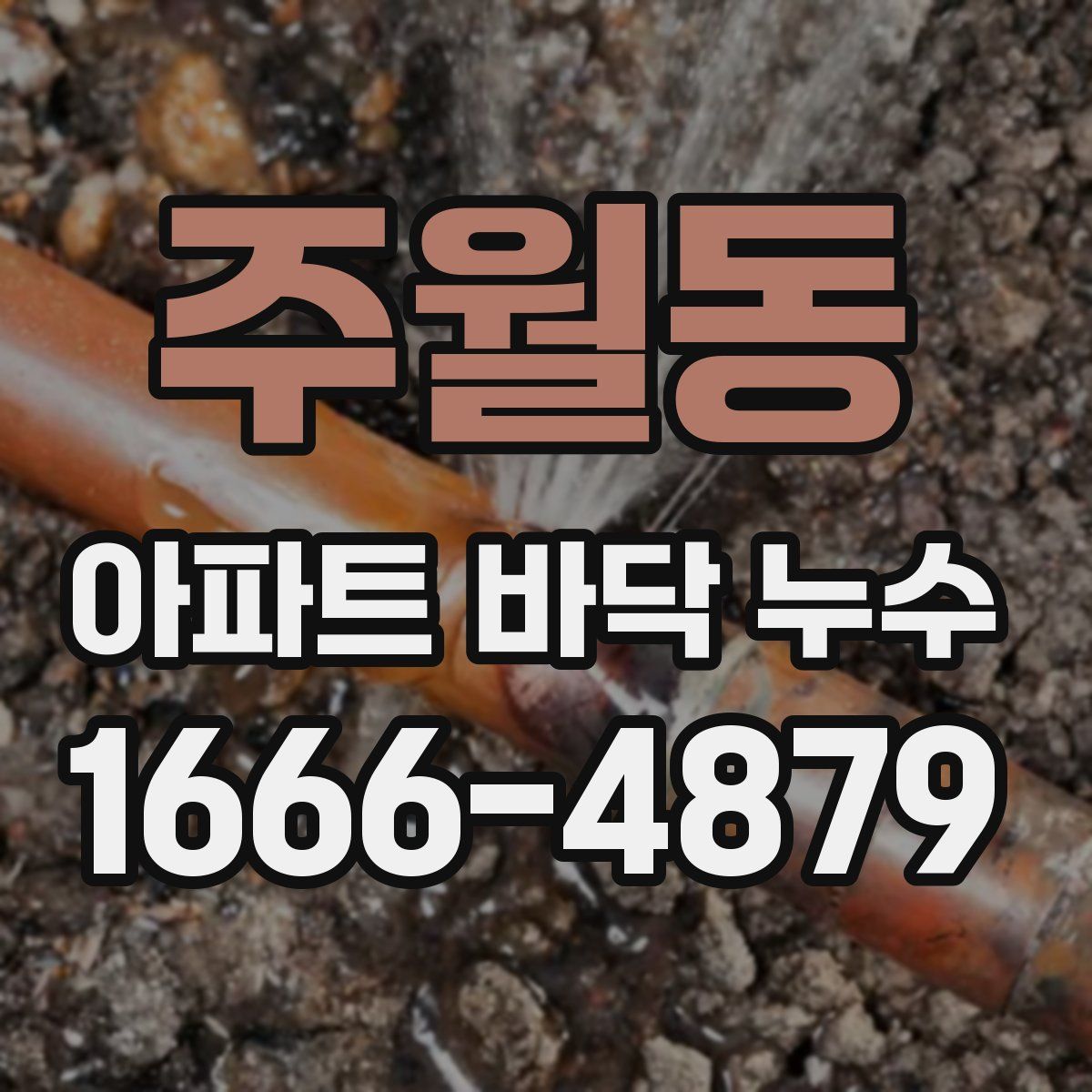 주월동 아파트 바닥 누수