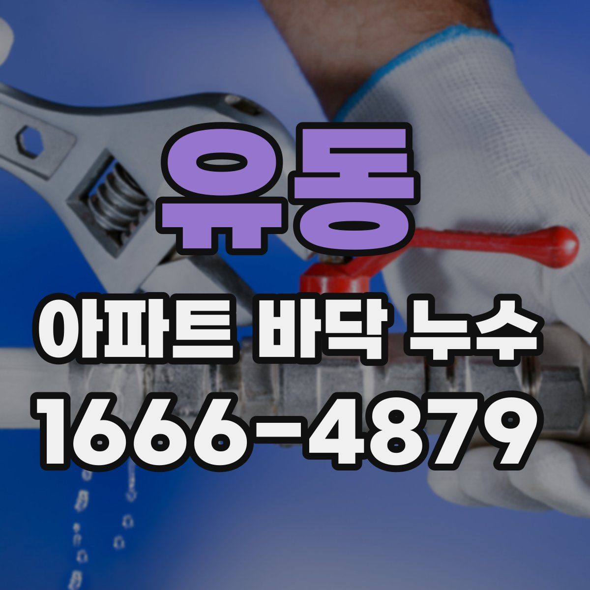 유동 아파트 바닥 누수