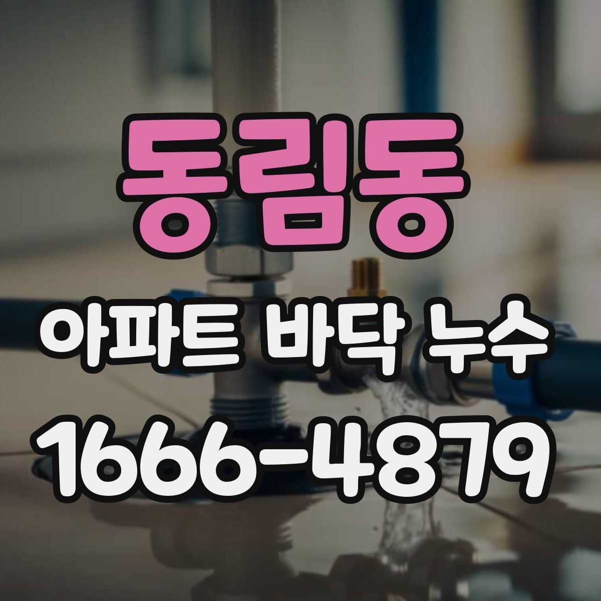 동림동 아파트 바닥 누수