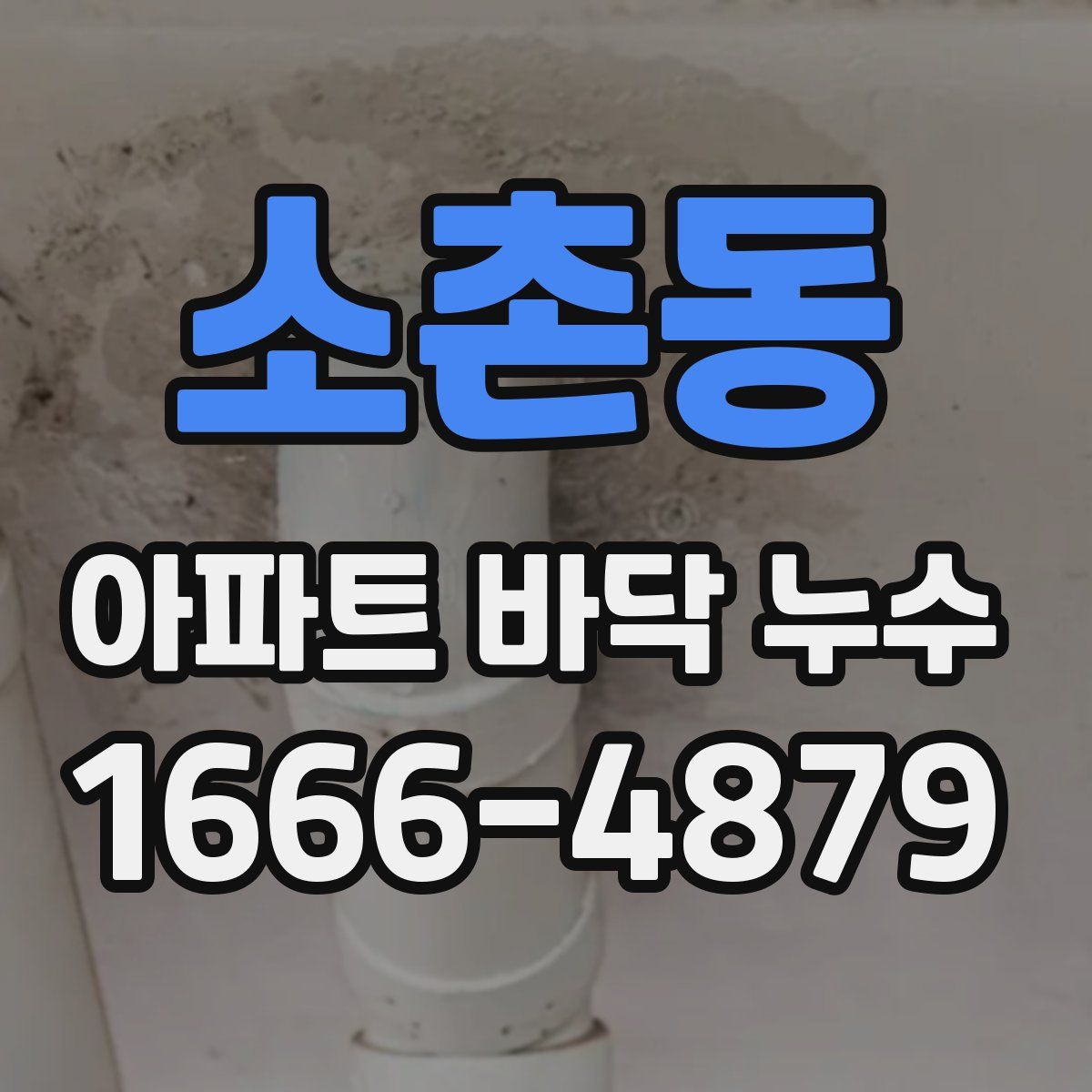 소촌동 아파트 바닥 누수
