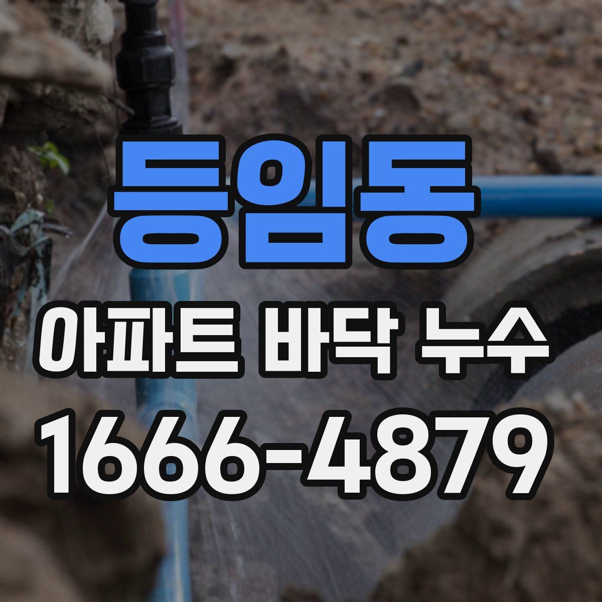 등임동 아파트 바닥 누수