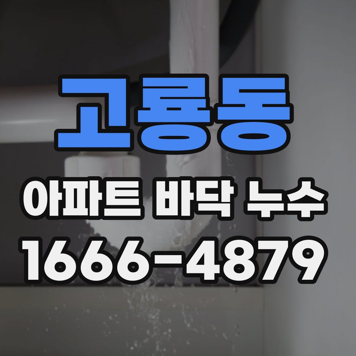 고룡동 아파트 바닥 누수