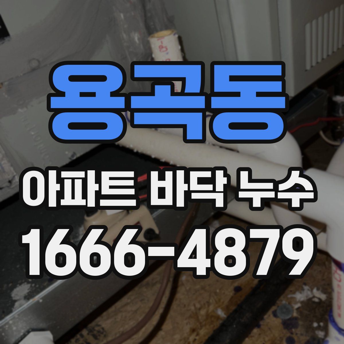 용곡동 아파트 바닥 누수