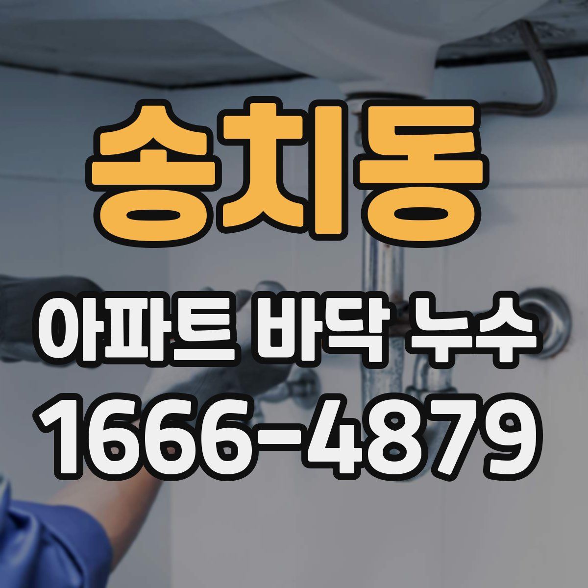 송치동 아파트 바닥 누수