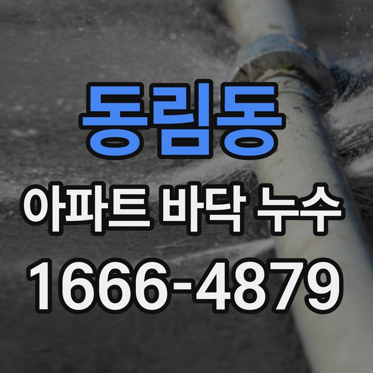 동림동 아파트 바닥 누수