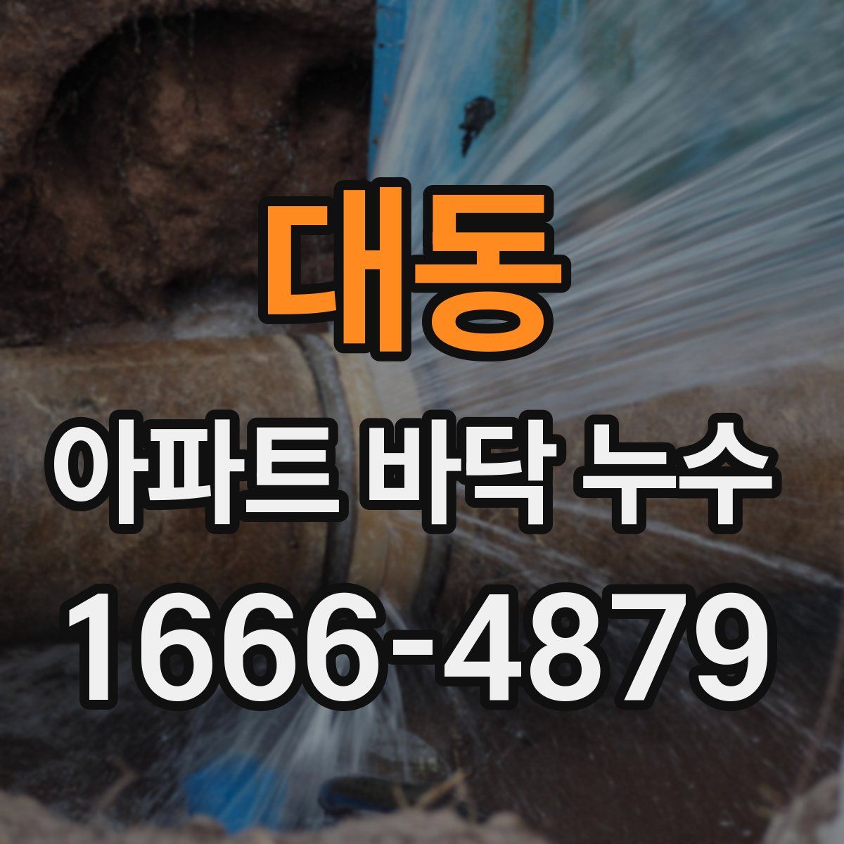 대동 아파트 바닥 누수