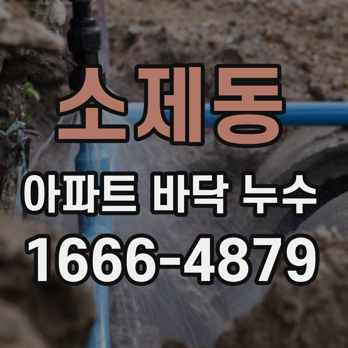 소제동 아파트 바닥 누수