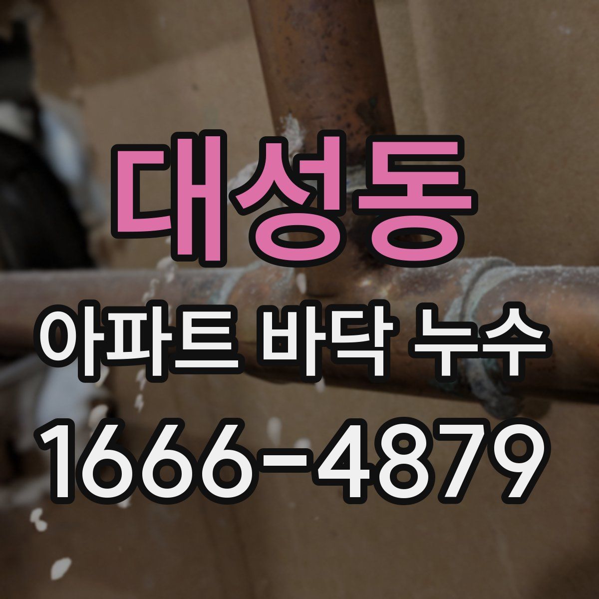 대성동 아파트 바닥 누수